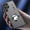 Cartoon Cute Panda Funda Back Phone Cover Case for Samsung Galaxy S26 S22 S21 Note 20 Ultra 10+ S23 FE S25 Ultra S24 Plus S20 FE