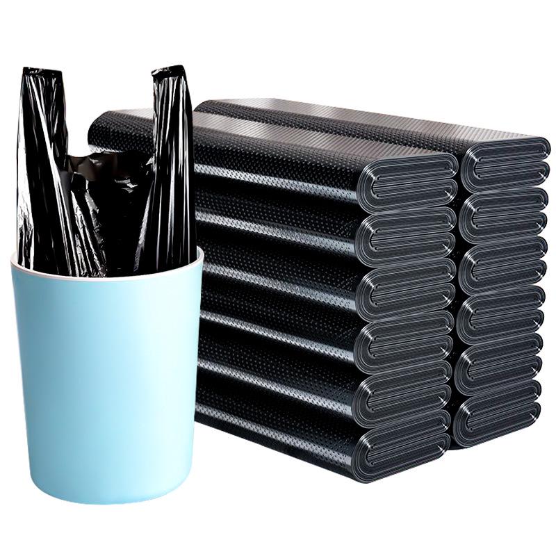 Mugwort Scented Extra-Thick Disposable Kitchen and Dorm Garbage Bags with Drawstring - Large and Portable