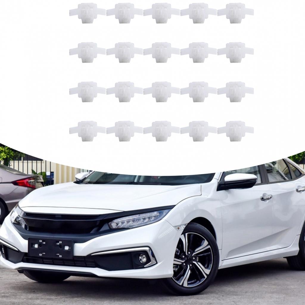 Surround Wheel Arch Surround Clips Trim White 20PCS