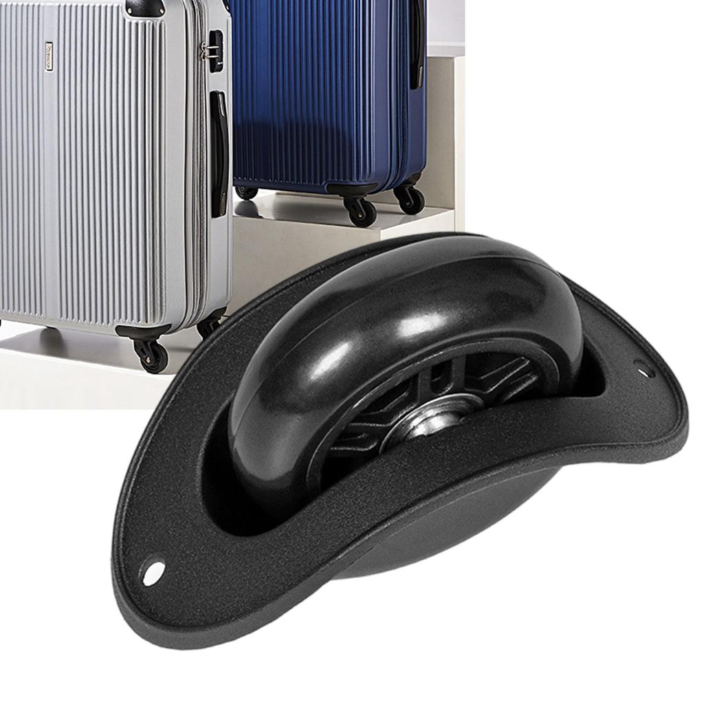 1 Pair Replacement Suitcase Wheels Practical Luggage Wheels Travel Luggage Wheels PVC Spare Castor for School Commutes