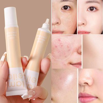 Concealer Natural Brightening Invisible Pores Hydrating Light Cream Skin Waterproof Concealer Foundation Oil Control Lasting Set Women's Makeup