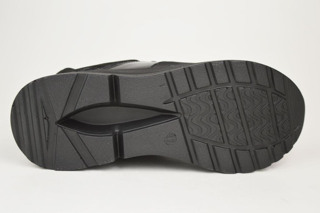 Kadın Spor Ayakkabı Kento 00715 37 Siyah deri süet