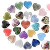 Natural Rose Quartz Heart-Shaped Crystal Gemstone - 2cm Polished Palm Stone