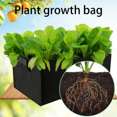 5Pcs Rectangle Thick Felt Tomato Vegetable Grow Bag Garden Planter Pot Container