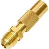 Brass 3/8Inch Male Fitting Propanes Adapter Conversion Hose For Table Top Campings Stove Secure Connection