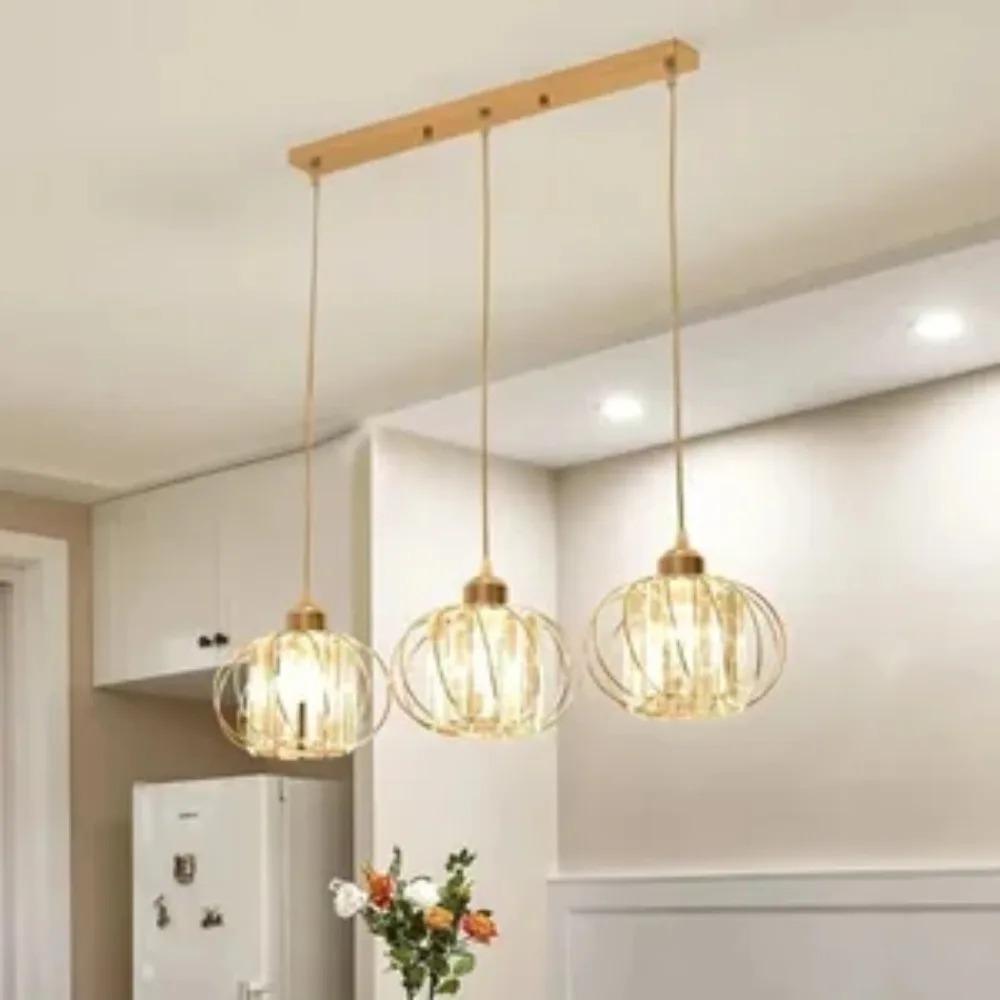 Round Corridor Light Entrance Light Crystal Living Room Light Simple Nordic Walkway Small Ceiling Light