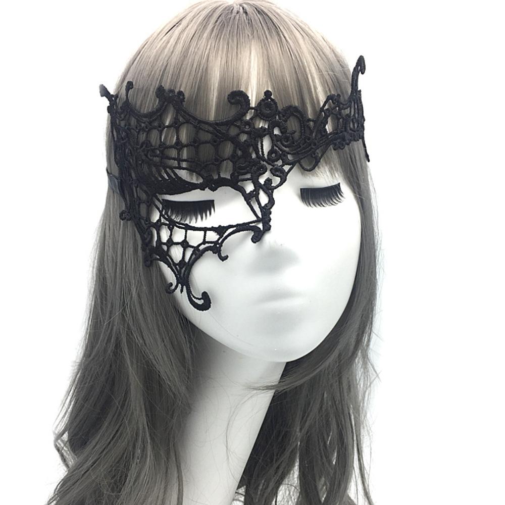 2pcs Elegant Black Lace Masquerade Mask Set for Couples Perfect for Venetian Party, Mardi Gras, and Halloween Celebrations