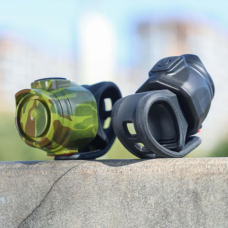 Rechargeable Electric Bike Horn Loud Bicycle Alarm Bell Anti-Theft Road Bikes Horn for Mountain Bicycle BMX Cycling Accessories nero