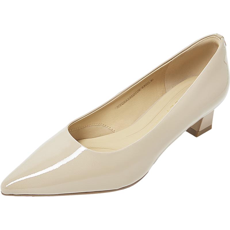 COMELY Women s Chunky Heel Pumps 35