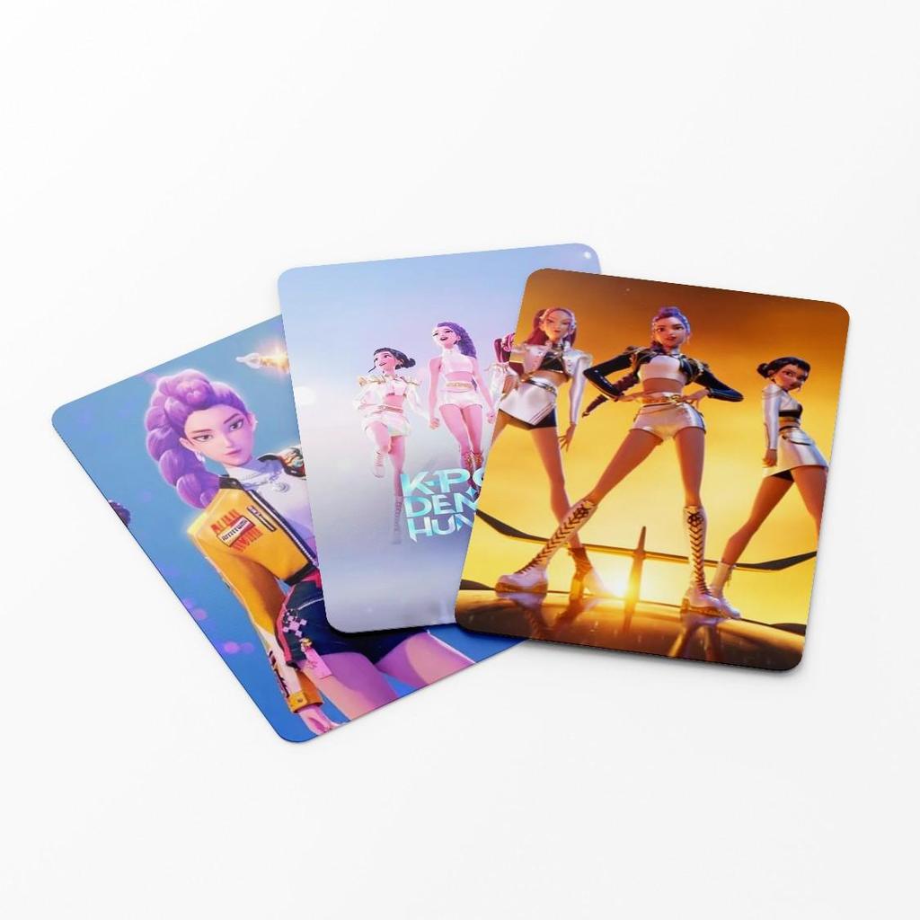 55 Kpop Demon Hunter 2D Anime Collectible LOMO Cards