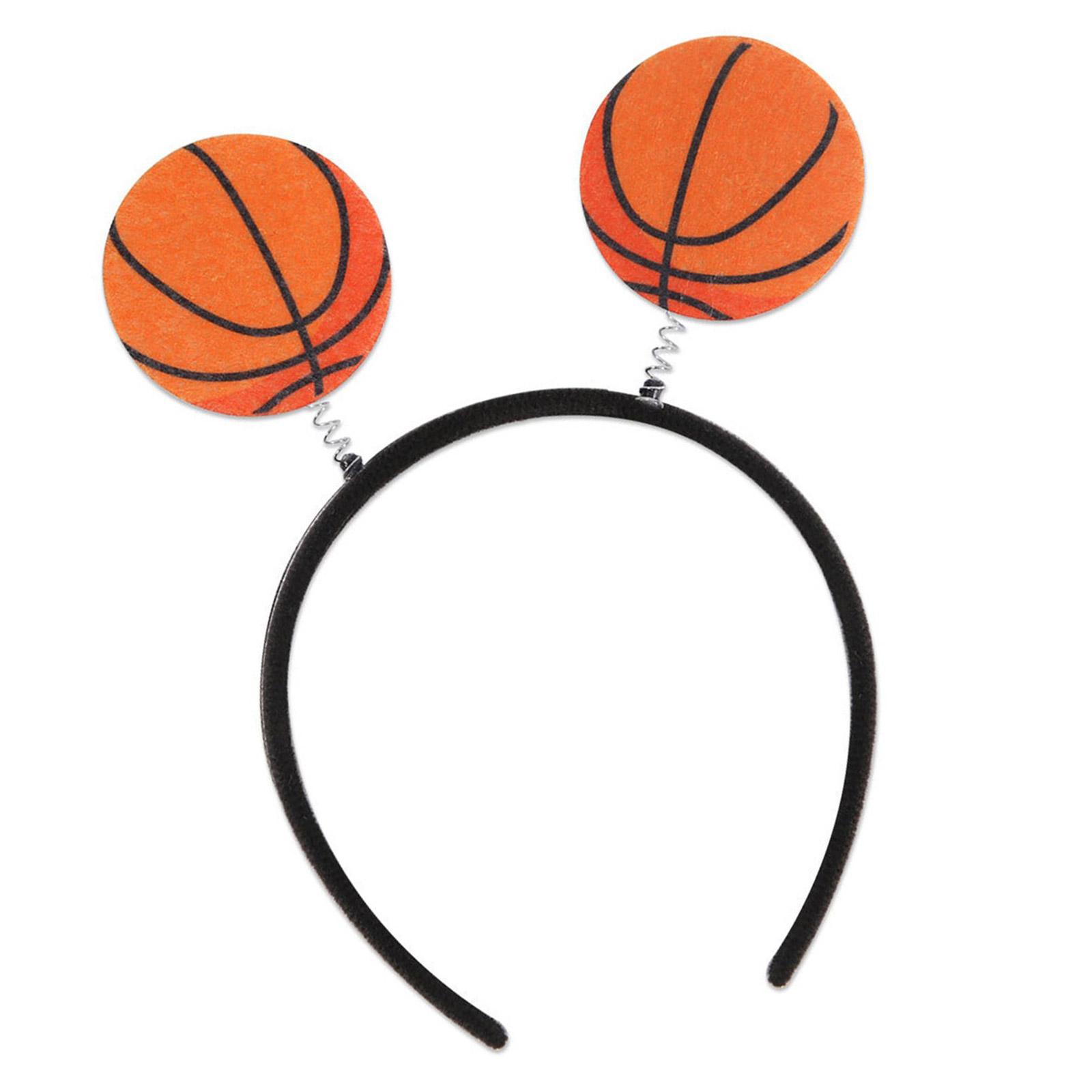 

Comfortable Basketball Headband For Boys Girls Fabric Sport Theme Head Accessory Team Spirit Cheerleader Headwear F