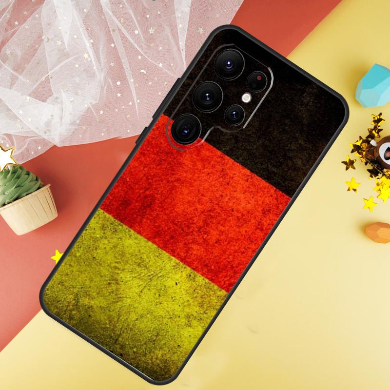 Deutschland Flagge Banner Handyhülle Für Samsung Galaxy S25 FE S23 S21 S20 S22 S24 S26 Ultra S10 S26 Plus Hülle Coque