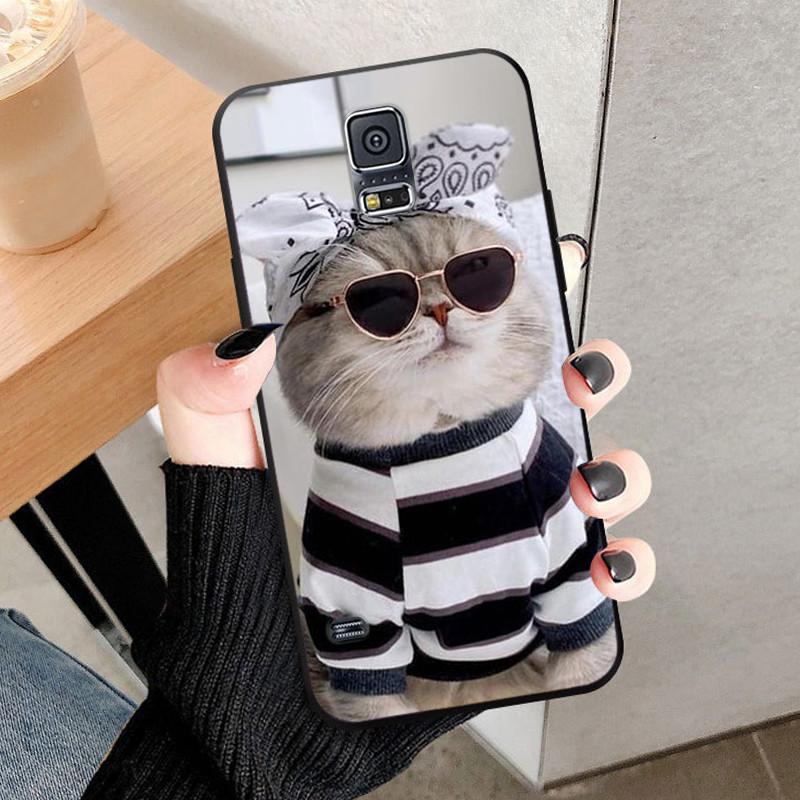 For Samsung S5 Case Cool Painted Soft Silicone Phone Back Cover For Samsung Galaxy S5 S 5 i9600 TPU Bumper on Galaxy S5 Neo Capa