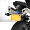 Aluminum Zinc Zinc Alloy Motorcycle Rear License Plate Mount Registration Plate Holder  Motorbike Parts