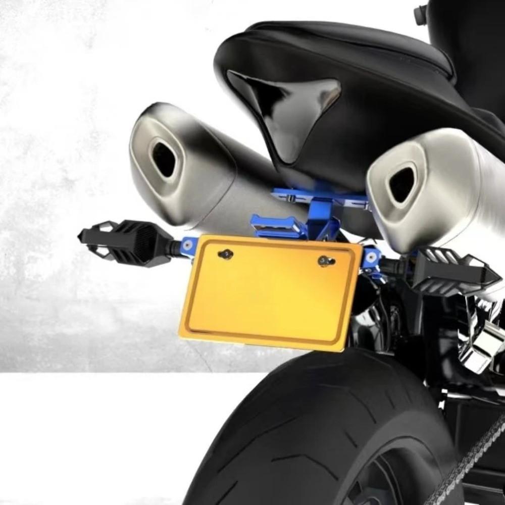Aluminum Zinc Zinc Alloy Motorcycle Rear License Plate Mount Registration Plate Holder Motorbike Parts