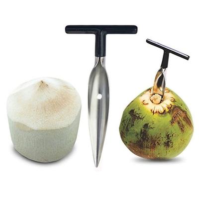 Stainless Steel Coconut Opener for Fresh Green Coconut Water Open Kitchen Tools