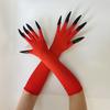 Halloween Claw Gloves Women Paw Gloves with Long Fingernails Cat