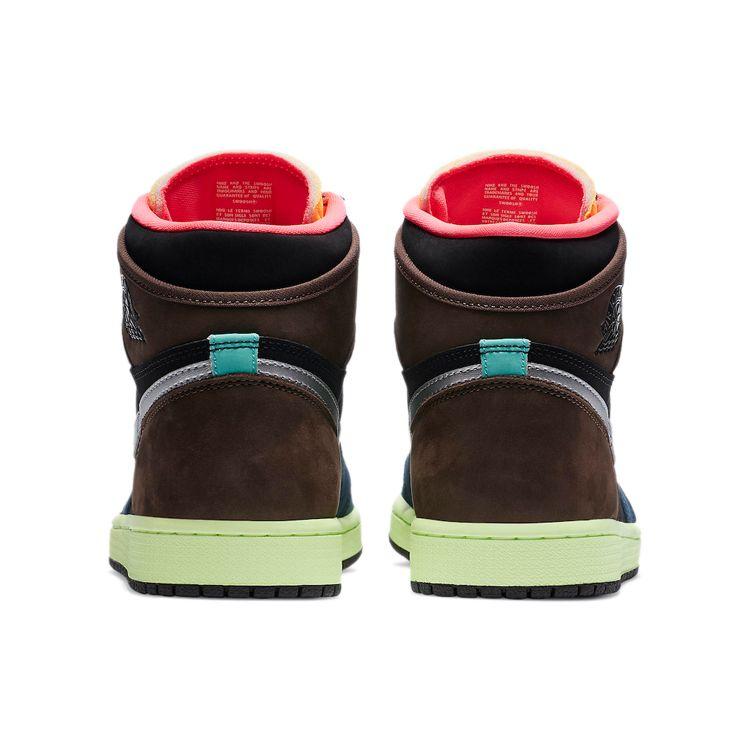 Air Jordan 1 Retro High Tokyo Bio Hack Men Sneakers Multi-Color Baroque-Brown Black 555088-201