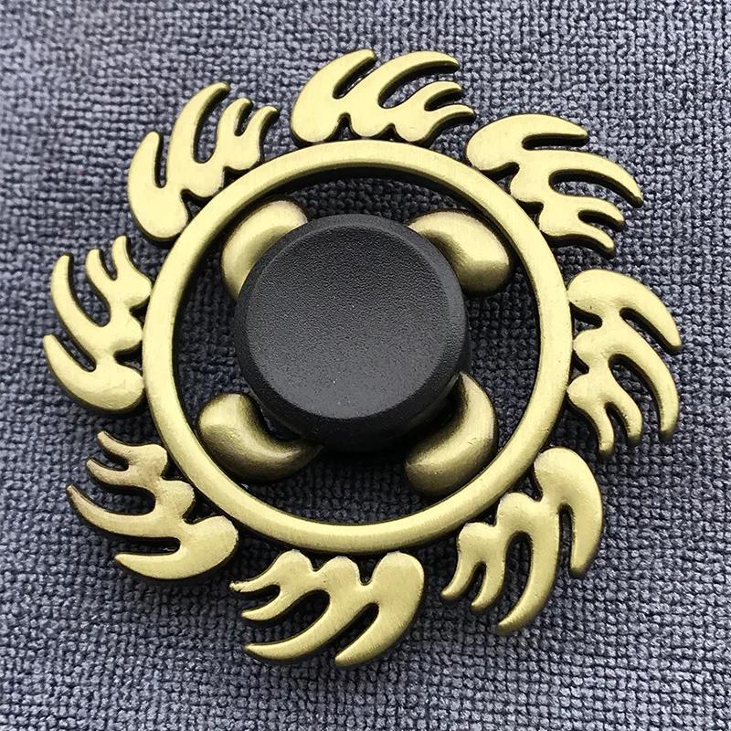 Bronze Color Metal Fidget Spinner R188 Mute Bearing Alloy Hand Spinner Stress Relief Decompression Toys for Kids Adult Gifts