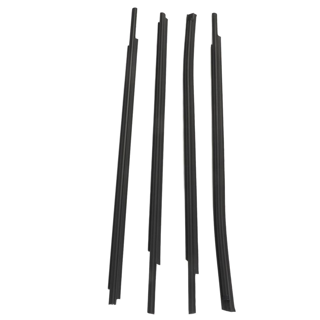 4Pcs Door Belt Molding Weatherstrip 68160?0C020 Weatherstrip Molding Trim Replacement for Toyota