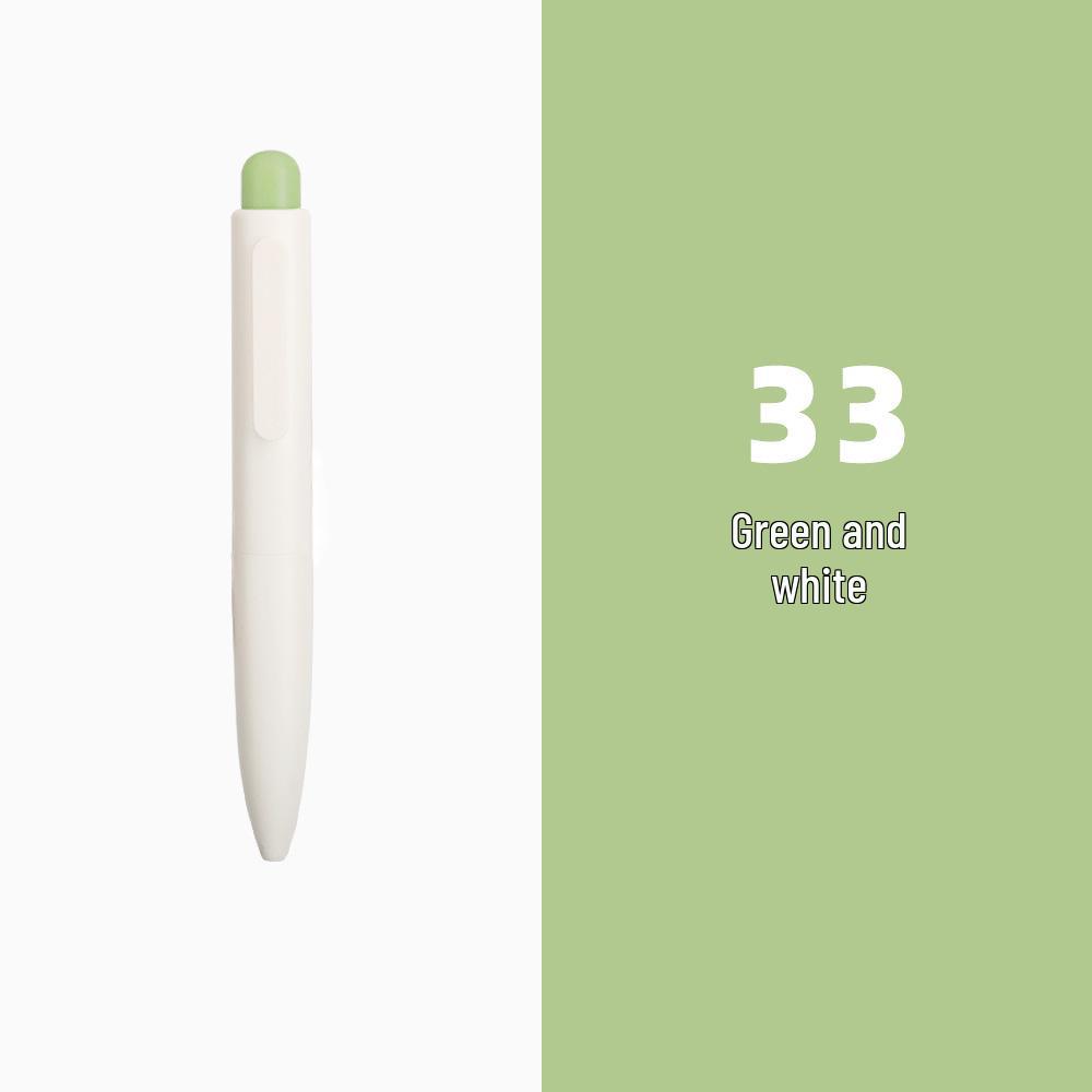 Mini Macaron Quick-Dry Chubby Pocket Pen 0.5mm neutral pen black