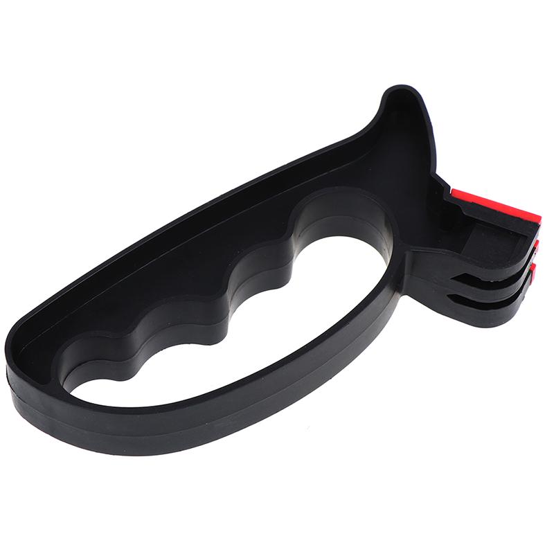 2 In 1 Handheld Messer Schere Klingen Messerschärfer Schärfen Kochwerkzeuge
