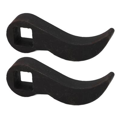 2pcs Pry Bar Wrench Adaptor Head Crowbar Adapter Head Tool Adjustable Angle Head Strong Pry Bar
