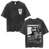T-shirt Vintage Lavate Kendrick Lamar & SZA Grand National Tour 2026 They Not Like Us Grafica T-shirt Uomo Hip Hop T-shirt Y2K