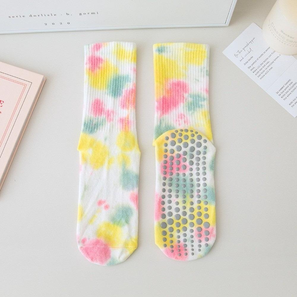 Colorful Yoga Pilates Socks Cotton Floor Socks Fashion Compression Socks Dance Fitness Training