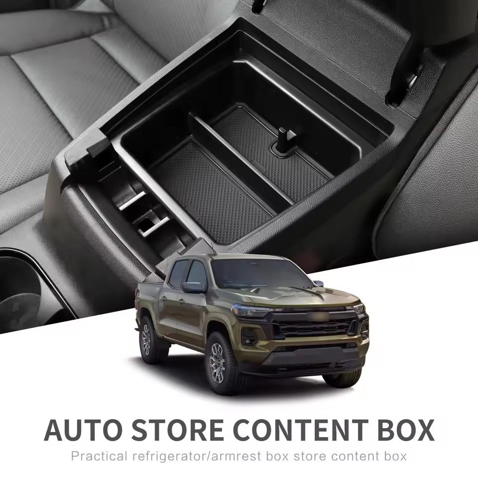 For Chevrolet Chevy Colorado 2025 2025 GMC Canyon Center Console Armrest Storage Box Organizers Tray Car Accessories Tidying