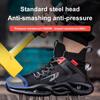 Lightweight Safety Shoes for Man Breathable Work Safety Boots with Steel Toe Fashion Work Shoes Men Anti-stab Anti-smash Sneaker