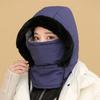 Riding Hat Windproof Winter Face Guard with Breathable Nose Mouth Warm Velvet Lining 360 Degree Coverage Skiing Neck Gaiter