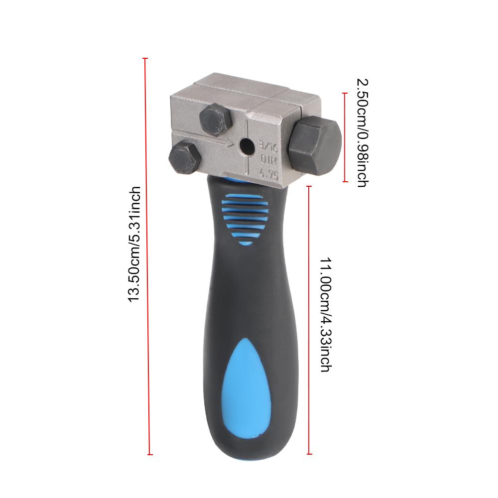 Air Conditioner Copper Pipe Rivet Enlarger Car Brake Line Flare Tools 3/16 Inch Tube Adapter Expander Garage Tools Punch Grease