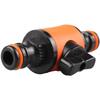 Garden Hose Connector Coupling with Shut-off Valves Switch Water Pipe Quick Joint Connection for Watering Irrigation 2x