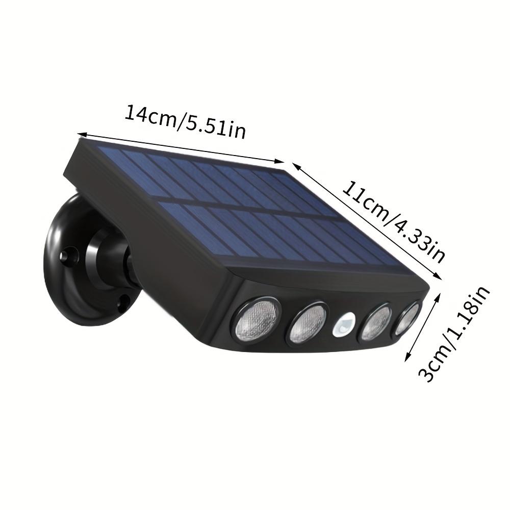 Solarbetriebener Bewegungsmelder-Flutlichtstrahler, langlebig und für den Außenbereich geeignet, Gärten, Balkone und Innenhöfe