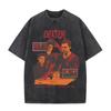 Tv Play Washed Vintage Dexter Morgan Graphic Tshirts Mens Women Clothing Casual Short Sleeve T Shirts Fashion Gothic Tshirt