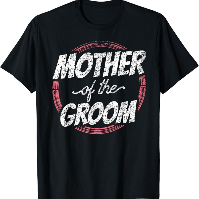 Mother Of The Groom Wedding Party Bachelor Mom Mommy T Shirt S разноцветный