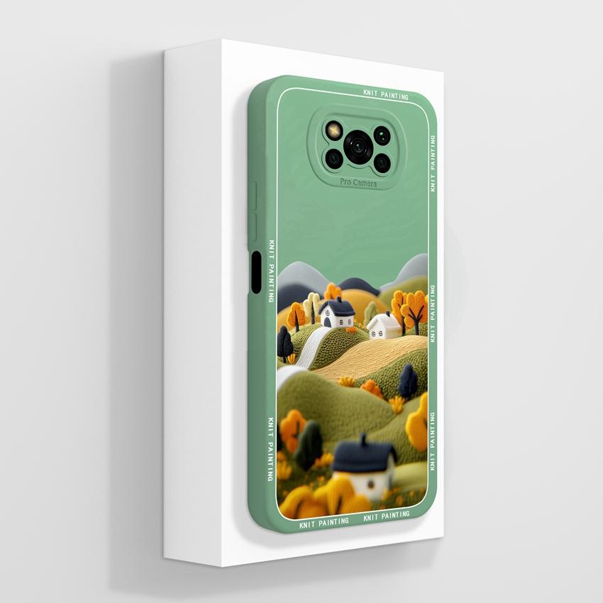 Phone Case For Xiaomi Poco X3 X5 X6 X7 C40 C50 C51 C55 C71 C75 Cute Cat Soft Covers Lens Protection Liquid Silicone Anti Slip Shell For Xiaomi Housing