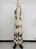 2026 Summer Ethnic Print Spaghetti Strap Long Dress - European/American Vacation Style