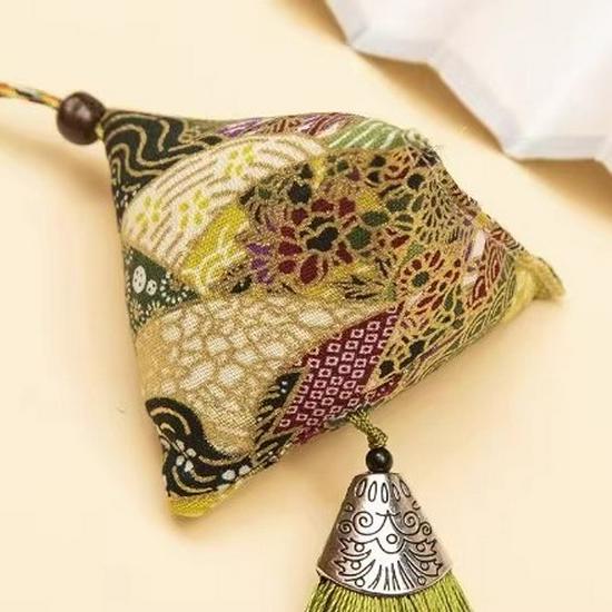 Dragon Boat Festival Mugwort Repellent Zongzi Sachet Pendant - Ideal for Company Events & Gifts