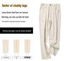 2021 Korean-Style High-Waisted Cropped Straight-Leg Jeans: Slimming, Versatile, Loose, Casual Wide-Leg Pants for Women