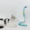 Cat Long Caterpillar Cat Amusing Stick Super Cute Big Eyes Plush with Bell Bite-resistant Plush Cat Toy