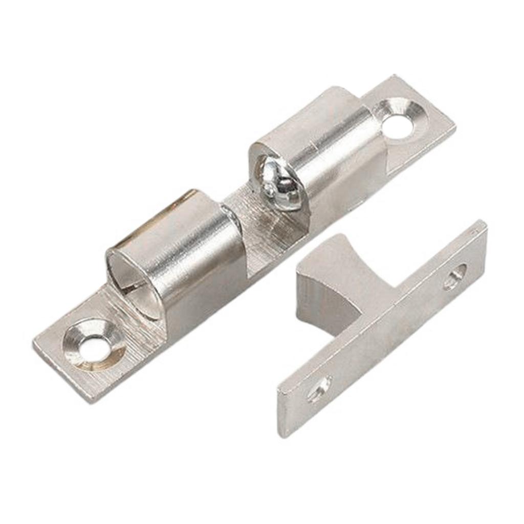 Adjustable Solid Brass Double Beads Tensioner Latches Accessory for Cabinet and Furniture Door Daily Use