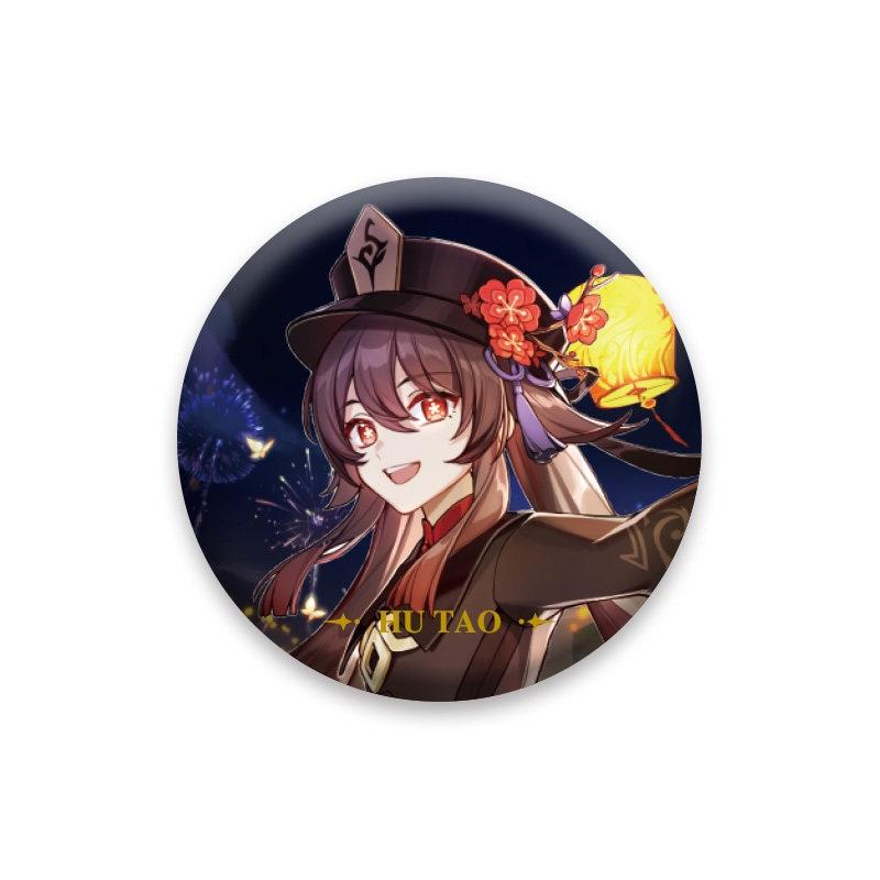 Sunsyea Genshin Impact Official Merch miHoYo Original Authentic Theme Series Badge Xiao Kazuha Zhongli Shogun Venti Klee Yelan