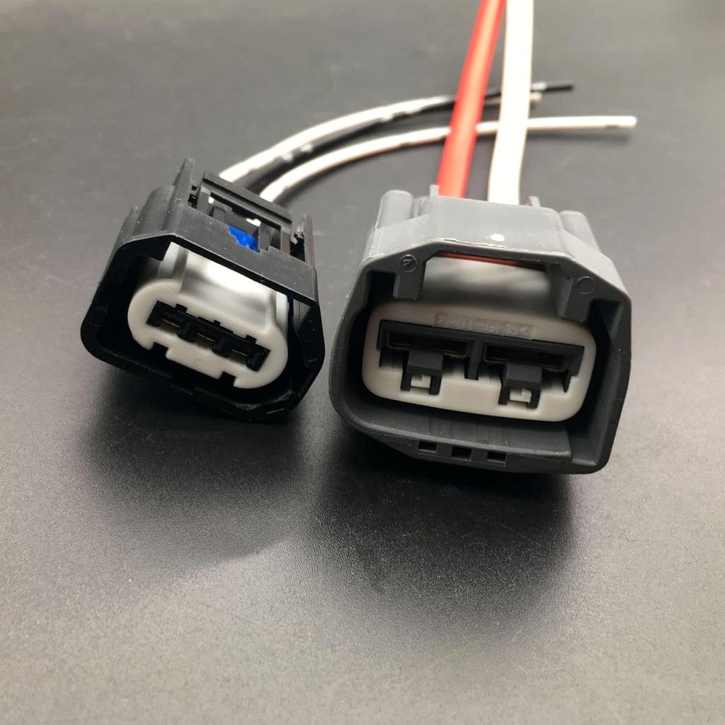 Set 2 Pigtail Compatible with Volvo Ford Electric Power Steering (EPS) Pump Wire Connector Plug kit - Type 1