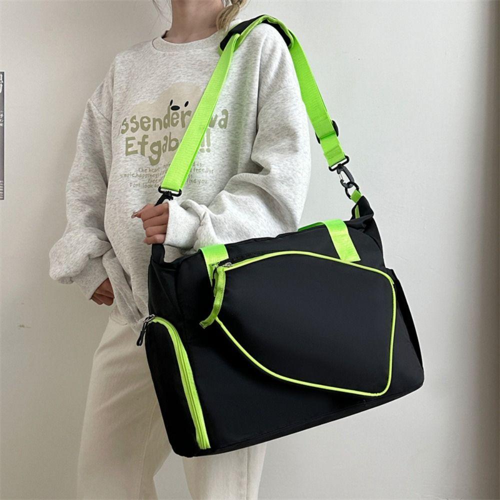 Portable Tennis Racquet Bag Shoe Compartment Tennis Shoulder Bag Pickleball Racket Bag Badminton
