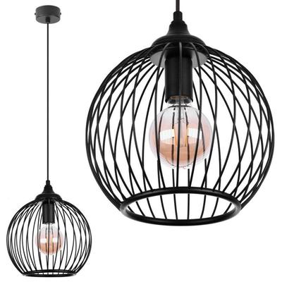 Bauble 1 Pendant Lamp - Loft, Black, 1xE27