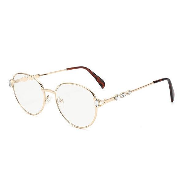 JYL TS Sunglasses UV Round Diamond Metal Street/3754