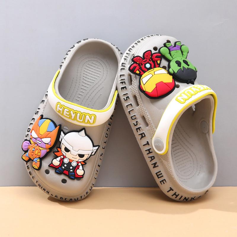 Stylish Eva Lightweight Kids Summer Slipon Sandals With Antislip Soft Sole For Boys