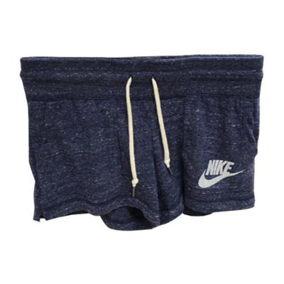 Knitted Casual Lace-Up Fitness Shorts Women Shorts Blue 904536-429